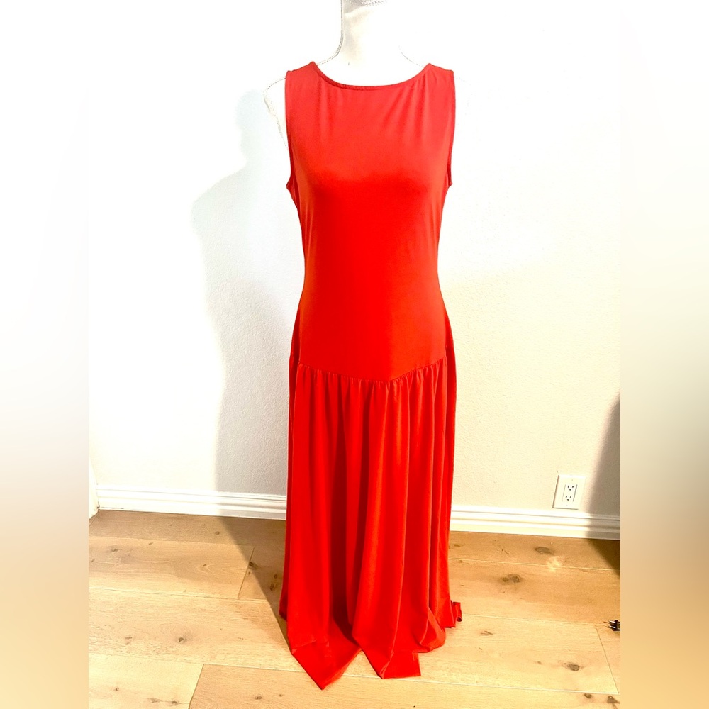 Vici Vibrant Red Maxi Open Back Dress